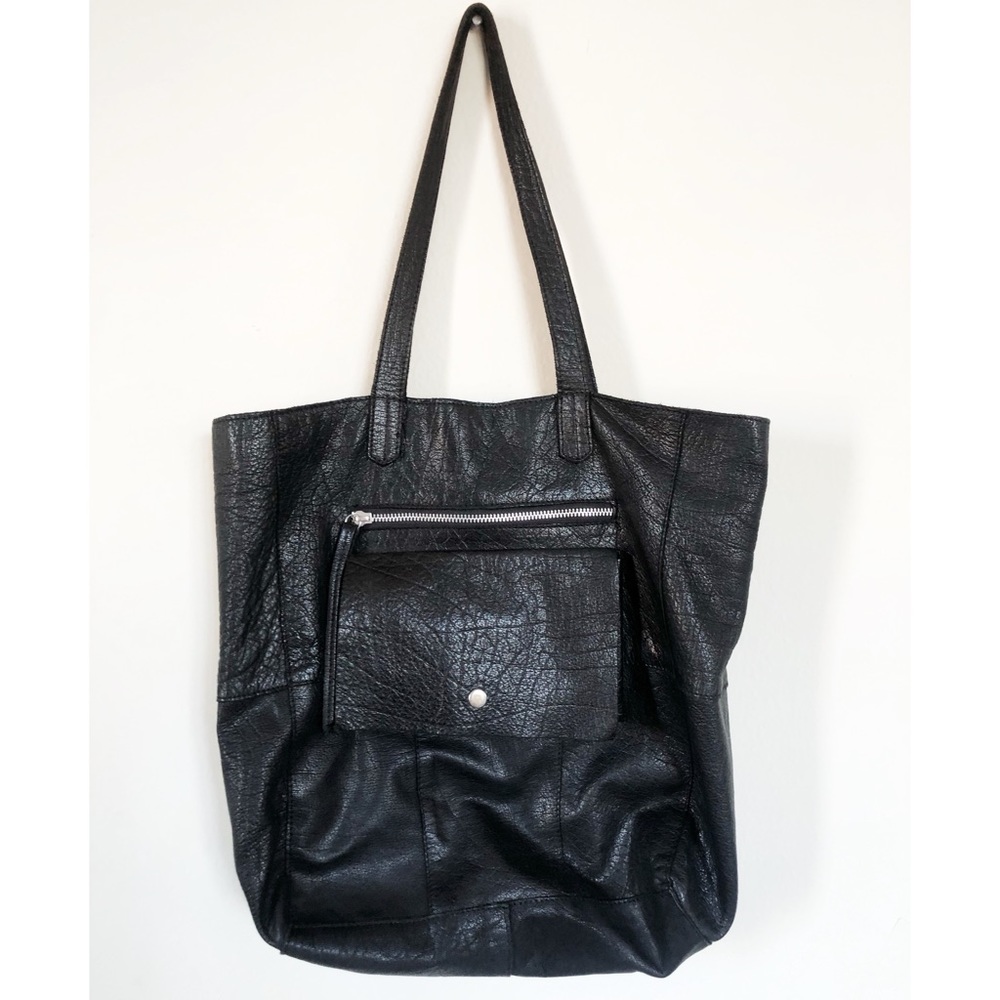 Black Pleather Bag